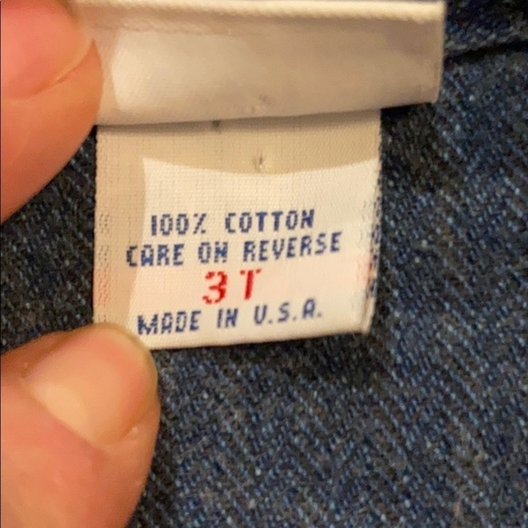 Vintage Oshkosh B'Gosh | Denim Jacket with Plaid Sz 3T - Picture 5 of 9